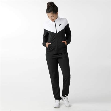 trainingsanzug tennis weiss schwarz damen nike|Nike joggingsanzüge damen.